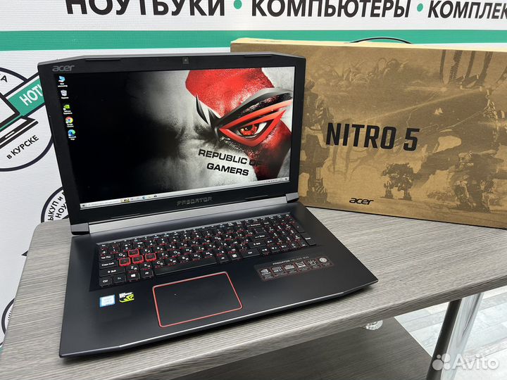 Топ Acer Predator core i5 16Gb GTX 1050Ti SSD 512