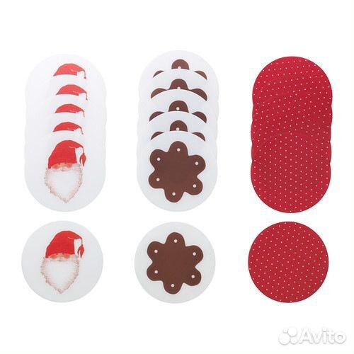 Новогодние подставки Юлфинт Икеа под горячие кружк