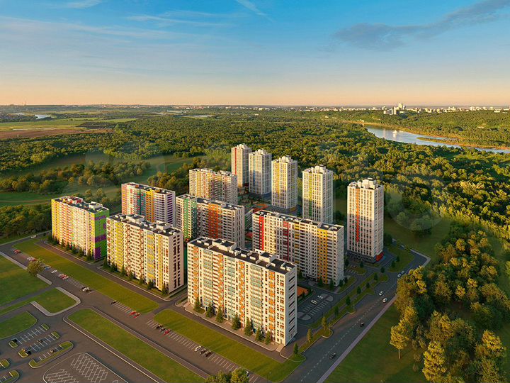 2-к. квартира, 71,6 м², 24/25 эт.