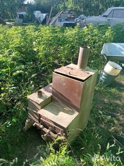 Печь для бани с баком