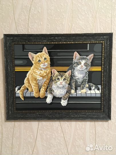 Готовые картины по номерам