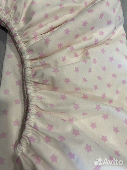 Простынь на резинке 120 60 новая