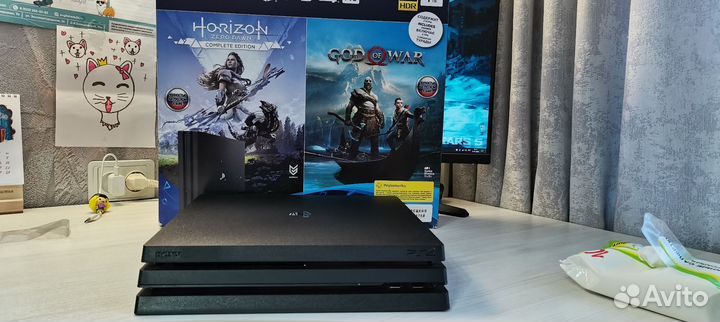 Sony playstation 4 pro 1tb с играми