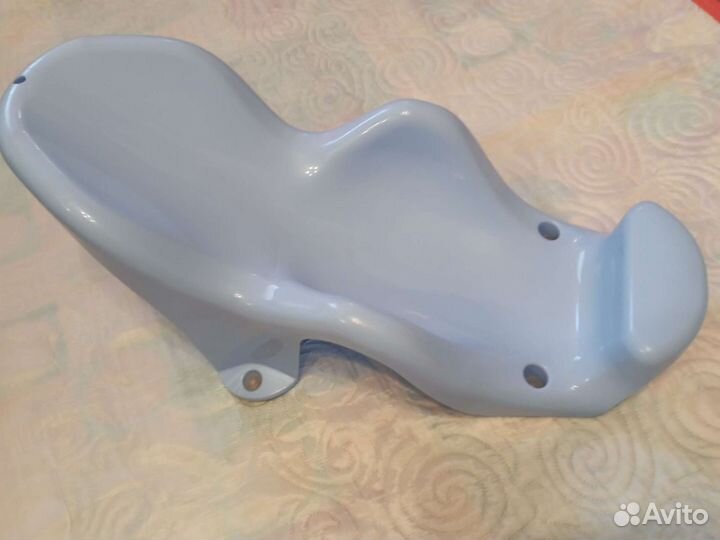 Горка для купания голубая