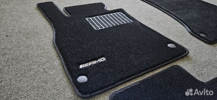 Высокие ворсовые ковры в салон Mercedes-Benz w221