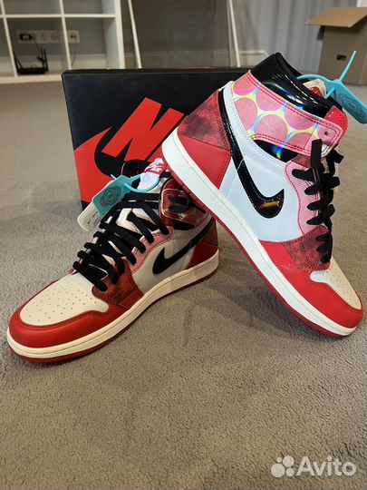 Nike Air Jordan 1 High Spider-Man Across