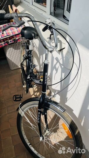 Велосипед складной с багажником