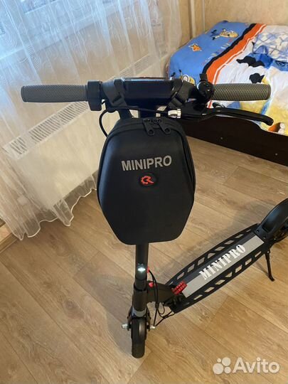 Самокат электрический в упаковке, чек