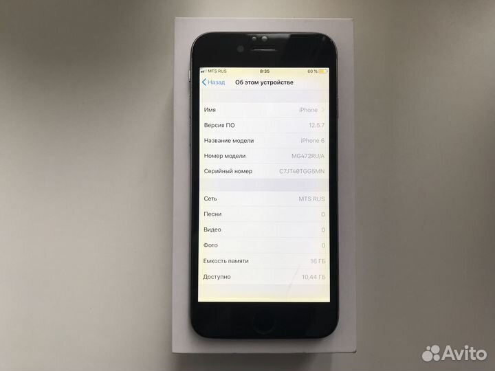 iPhone 6, 16 ГБ