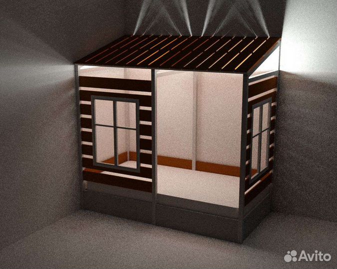 Детская кровать-домик