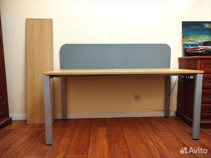 Стол офисный (компьютерный) на металлоопорах 160 н