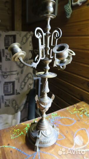 Подсвечник бронза