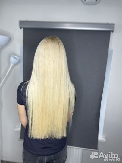 Наращивание волос, окрашивание