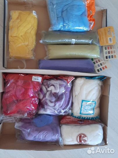 Шерсть для валяния