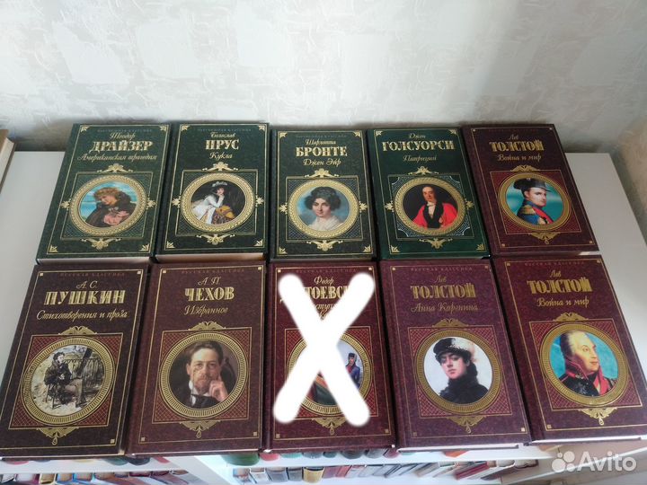 Толстой, Набоков, Зои Сагг, Вероника Рот, и др