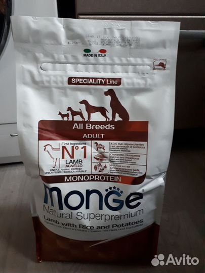 Корм для собак monge