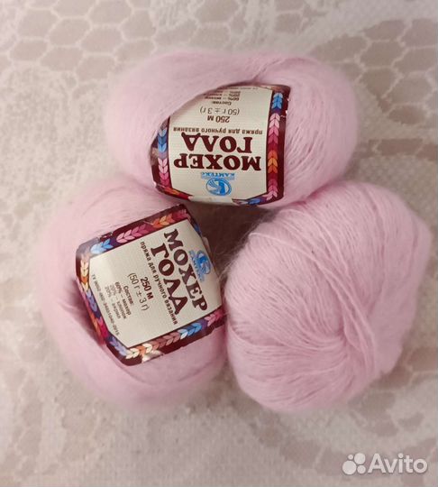 Пряжа мохер голд