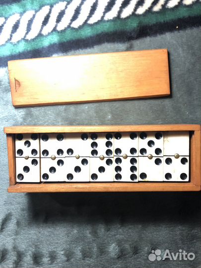 Домино костяное черное дерево Идеал