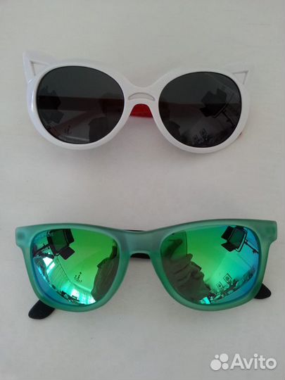 Модные солнцезащитные детские очки