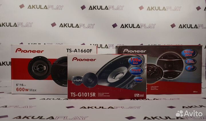 Динамики автомобильные Pioneer любой размер