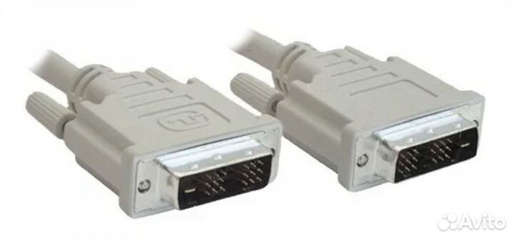 Кабель DVI-D - DVI-D 5 метров. Прочная оболочка