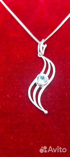 Подвеска на цепочке серебряные СССР