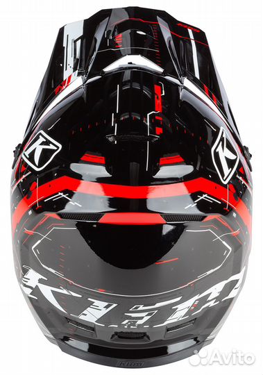 Шлем Klim / F3 Helmet MD Recoil High Risk Red