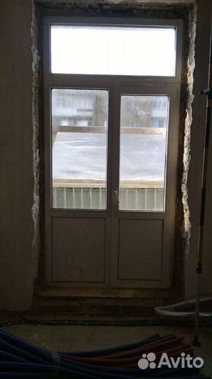 Балконнный блок пвх бу