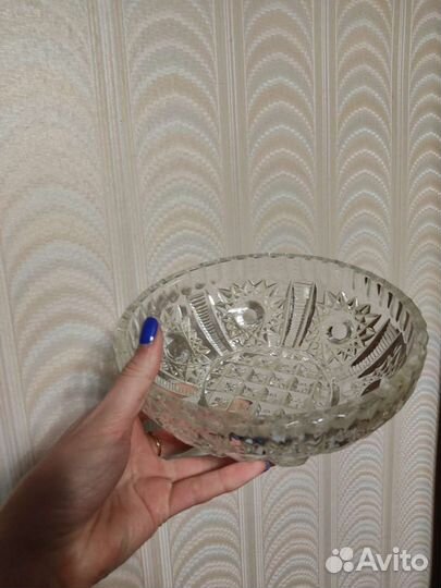 Хрустальная конфетница /ваза