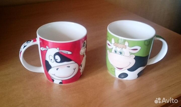 Кружки фарфоровые