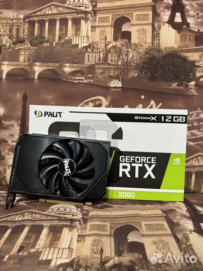 Видеокарта palit geforce 3060 stormx 12gb