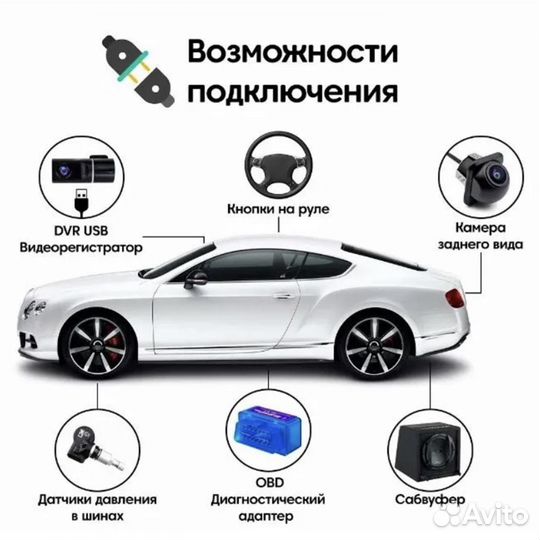 CaCar TK4 универсальная VW 10 дюймов