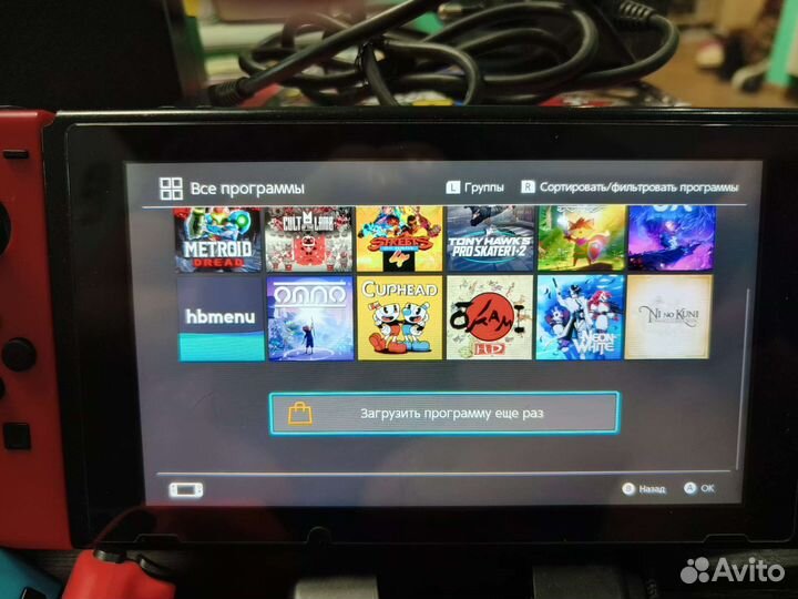 Прошитая игровая приставка nintendo switch