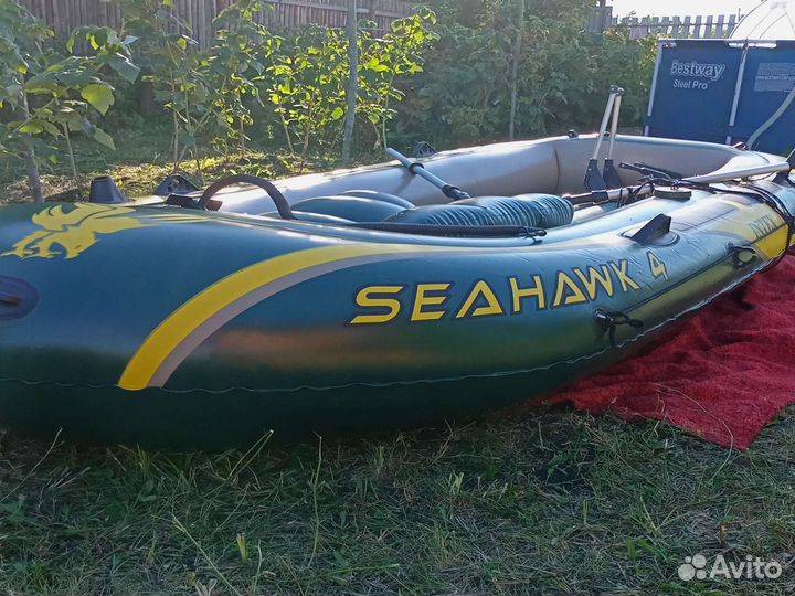 Лодка надувная intex seahswk 4