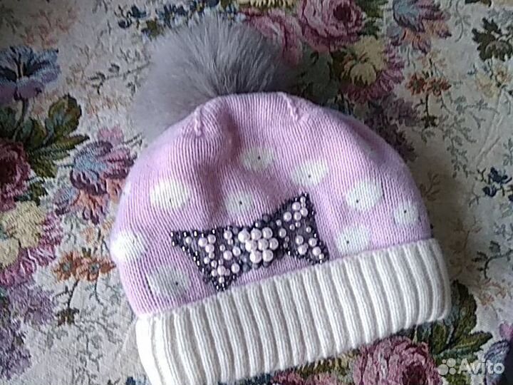 Новая, шерсть, помпон лиса