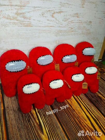 Игрушка ручной работы - герой Амонг Ас(Among Us) в