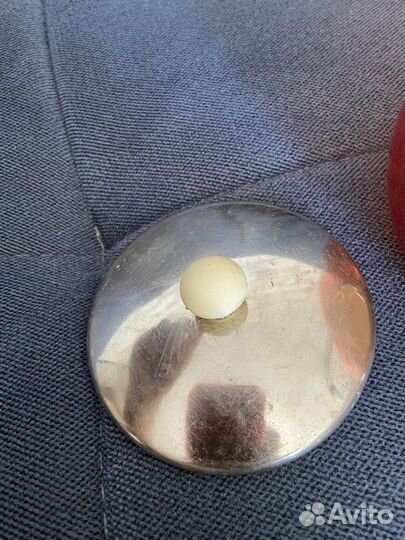 Сахарница цветное стекло СССР