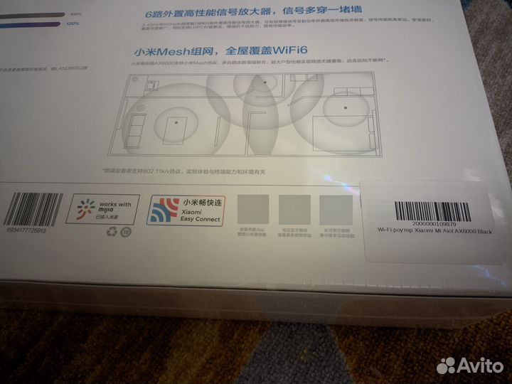 Wi-fi роутер Xiaomi Mi Aiot AX6000