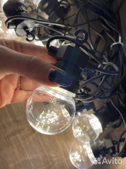 Ретро гирлянда уличная 13 м