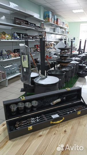 Набор шампуров подарочный