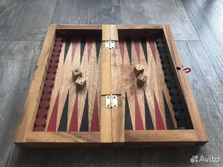 Игра 2 в 1 (шашки, нарды) дорожные