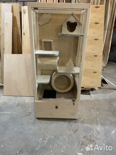 Витрина клетка для шиншиллы
