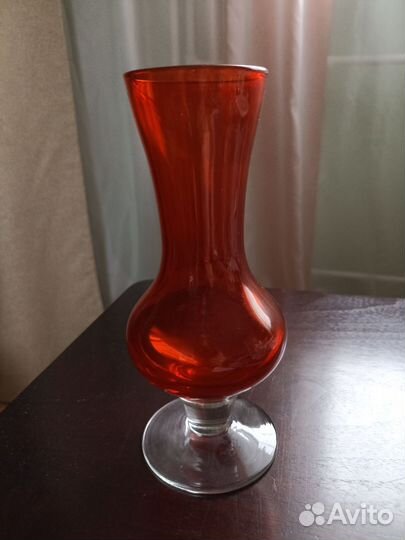 Ваза цветное стекло СССР