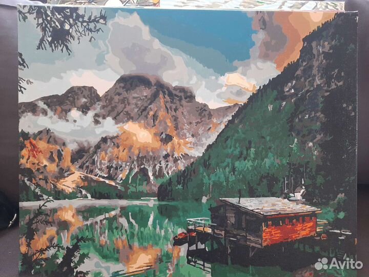 Картины по номерам. готовые для подарков