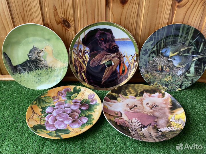 Тарелки фарфоровые интерьерные Разные