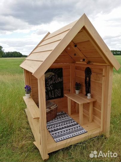 Детская беседка домик в стиле лофт