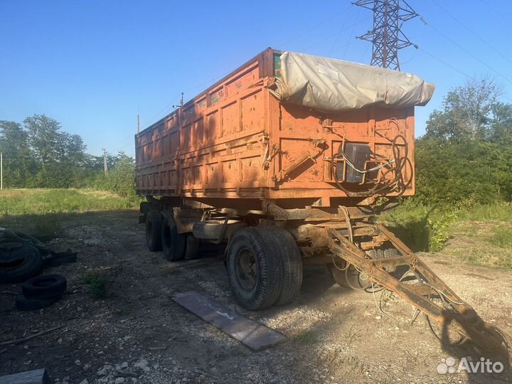 Прицеп самосвальный СЗАП 8527, 1989