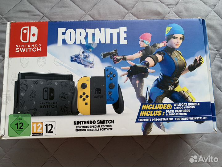 Новая Прошитая Nintendo Switch Fortnite Hwfly