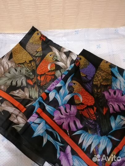 Платок косынка газовая СССР