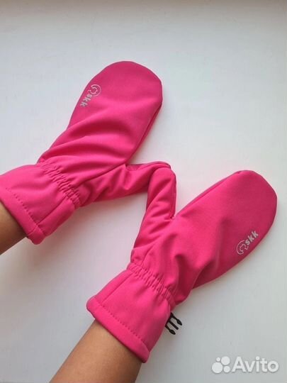 Варежки детские непромокаемые для девочки